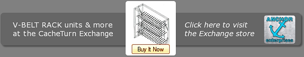 V-Belt Rack and more at CacheTurn Exchange